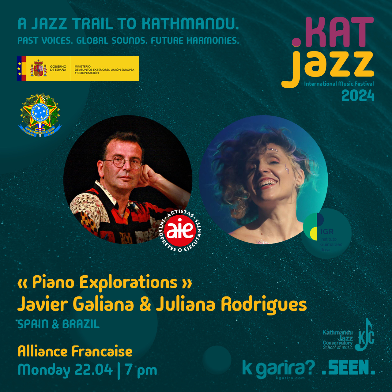 Kat Jazz - Piano Explorations | Javi Galiano & Juliana Rodrigues